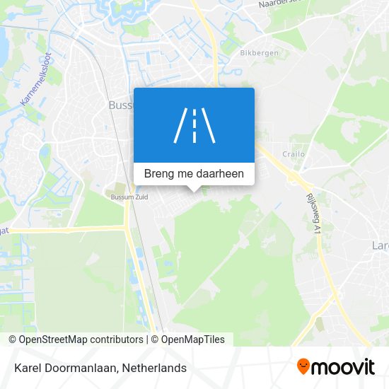 Karel Doormanlaan kaart