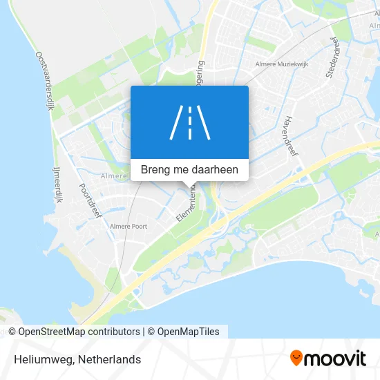 Heliumweg kaart