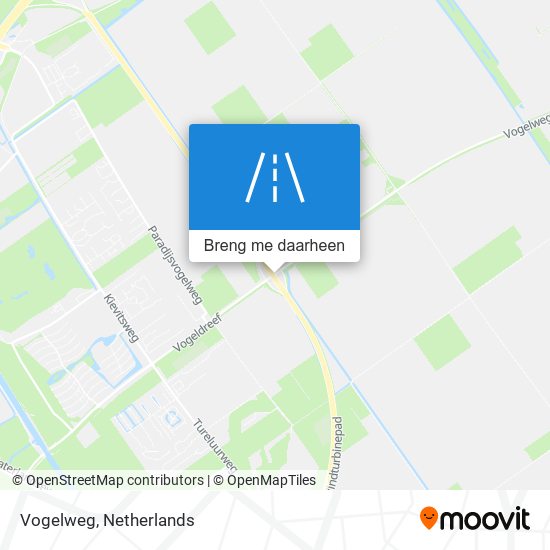 Vogelweg kaart