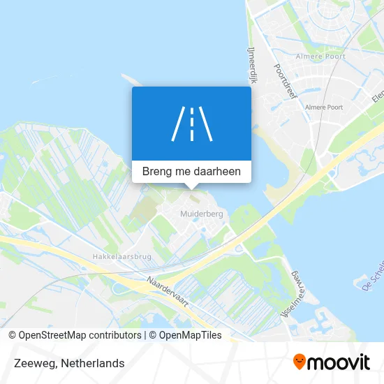 Zeeweg kaart
