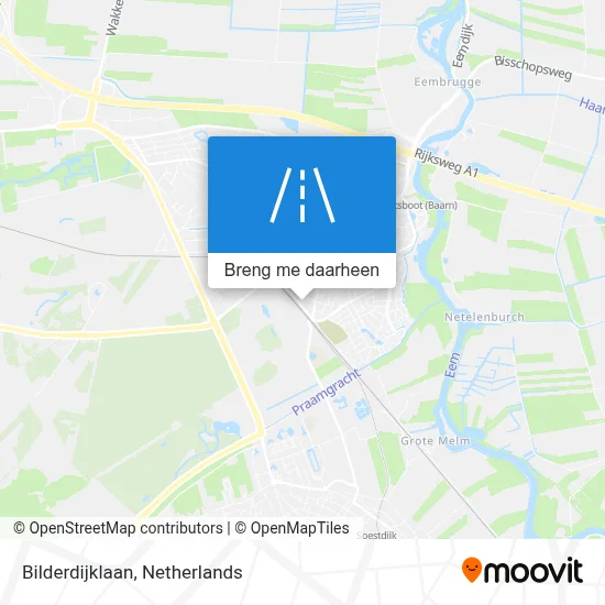 Bilderdijklaan kaart