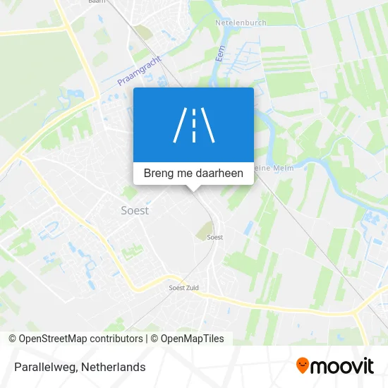 Parallelweg kaart