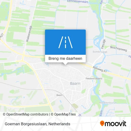 Goeman Borgesiuslaan kaart