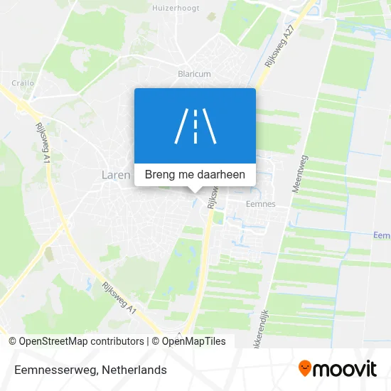 Eemnesserweg kaart