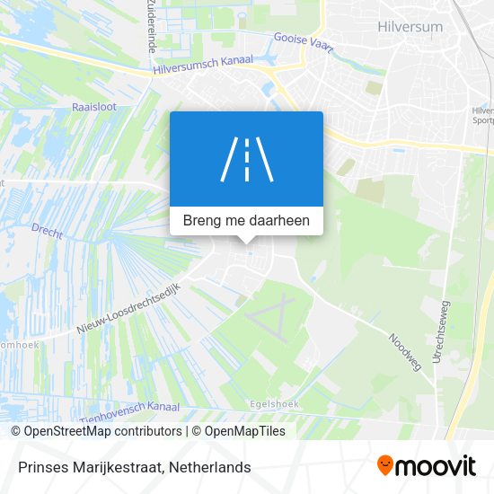 Prinses Marijkestraat kaart