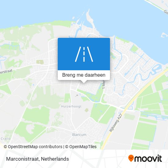 Marconistraat kaart