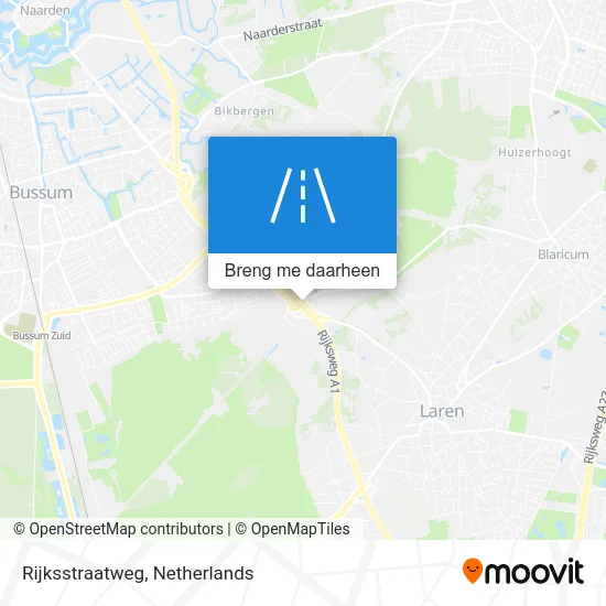 Rijksstraatweg kaart
