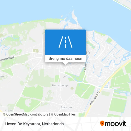 Lieven De Keystraat kaart