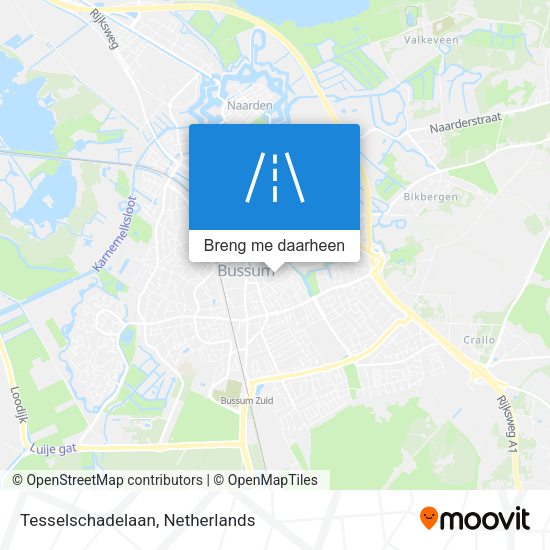 Tesselschadelaan kaart