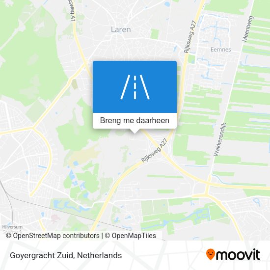 Goyergracht Zuid kaart