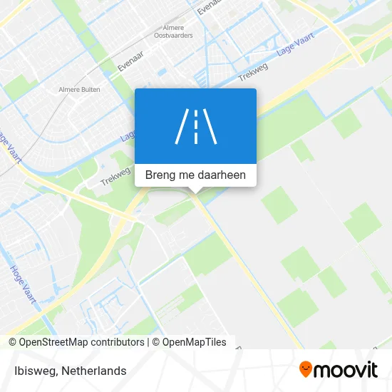 Ibisweg kaart