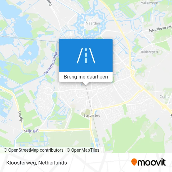 Kloosterweg kaart