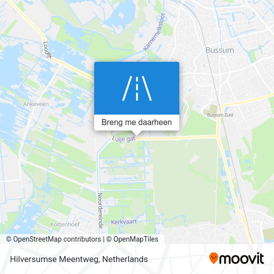 Hilversumse Meentweg kaart