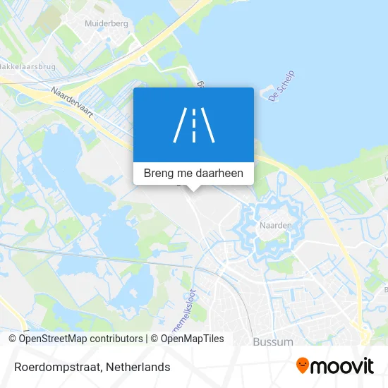 Roerdompstraat kaart