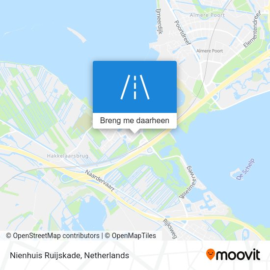 Nienhuis Ruijskade kaart