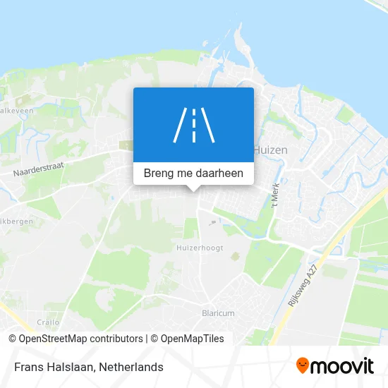 Frans Halslaan kaart