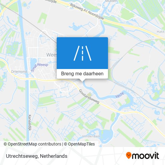 Utrechtseweg kaart