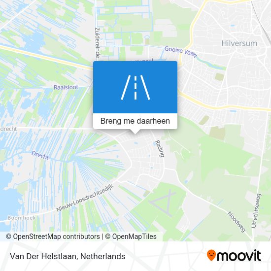 Van Der Helstlaan kaart