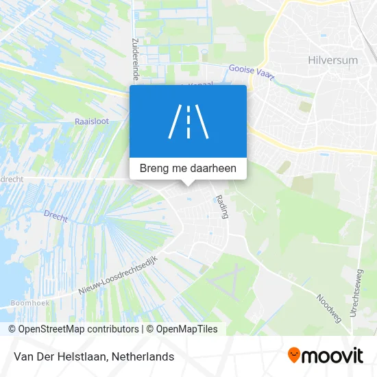 Van Der Helstlaan kaart