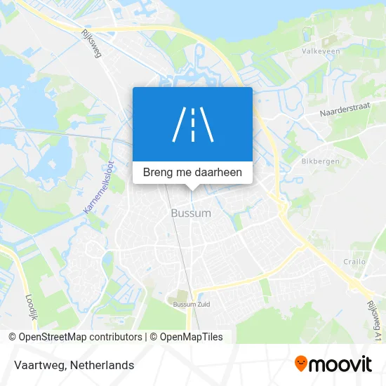 Vaartweg kaart