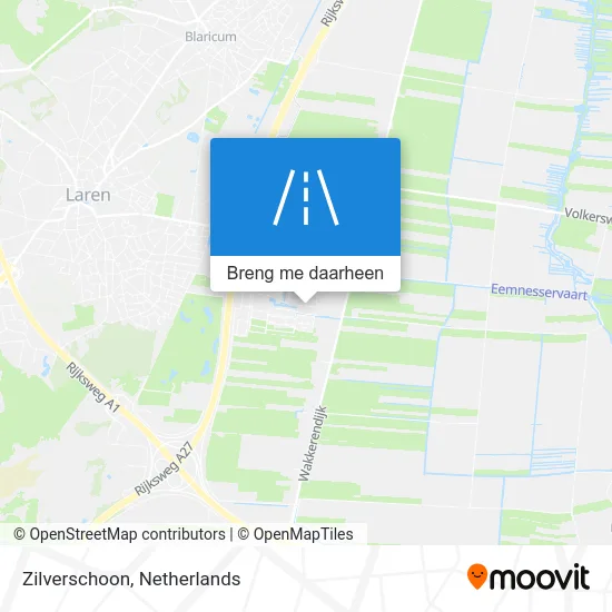 Zilverschoon kaart