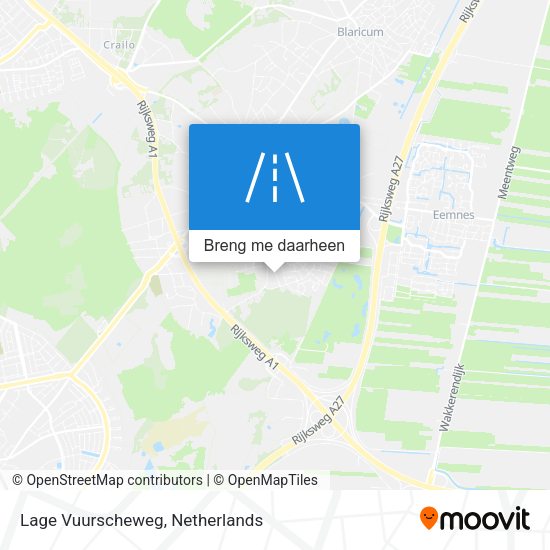 Lage Vuurscheweg kaart