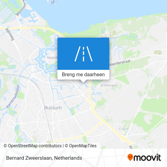 Bernard Zweerslaan kaart