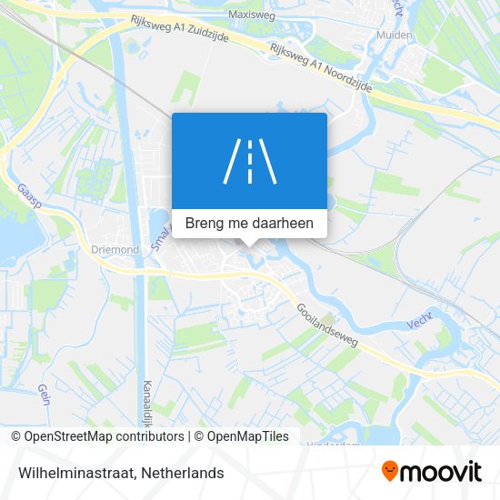 Wilhelminastraat kaart