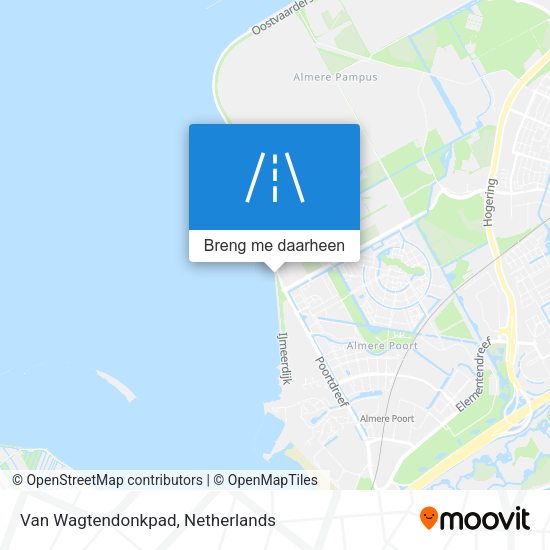 Van Wagtendonkpad kaart