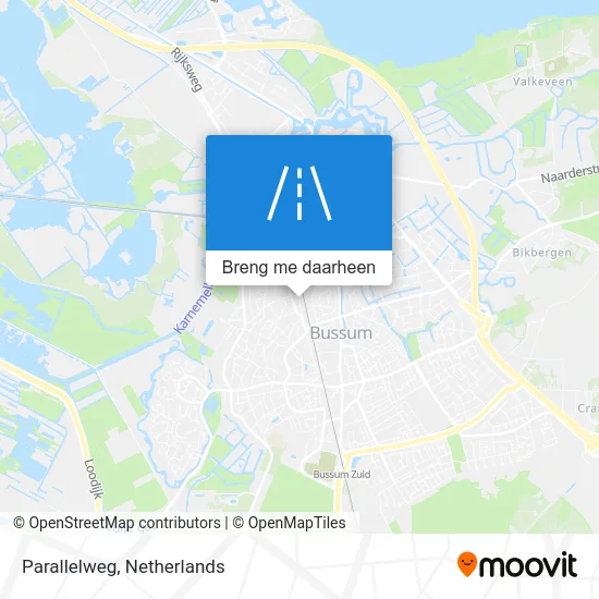 Parallelweg kaart