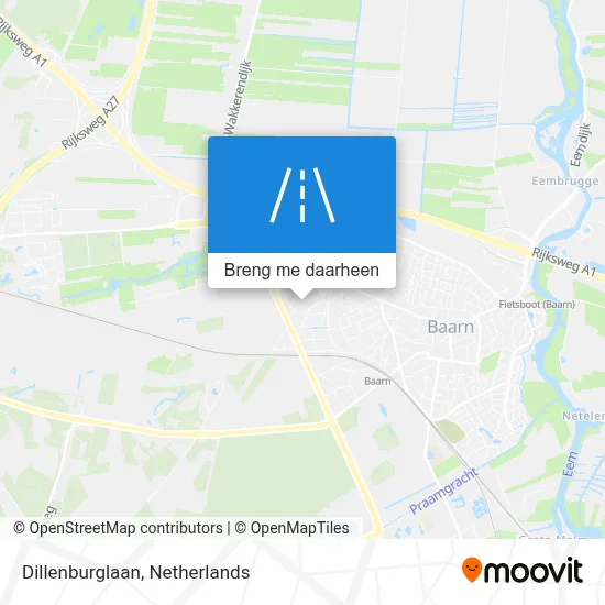 Dillenburglaan kaart