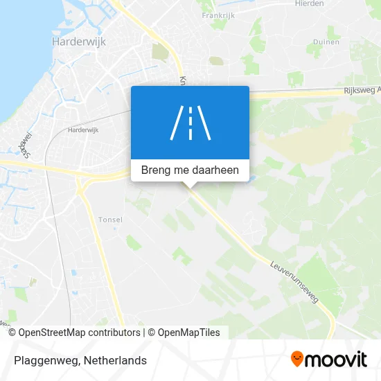 Plaggenweg kaart