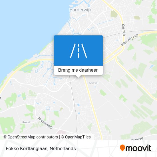 Fokko Kortlanglaan kaart