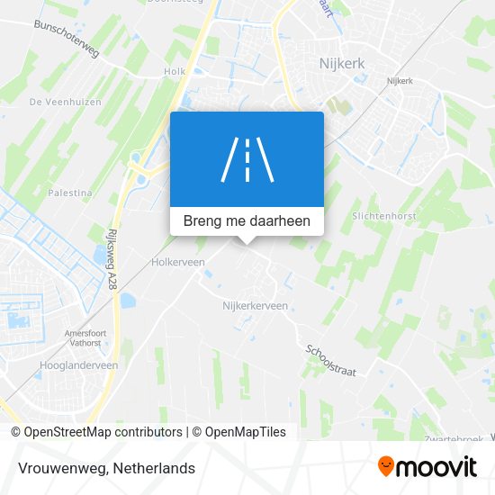 Vrouwenweg kaart