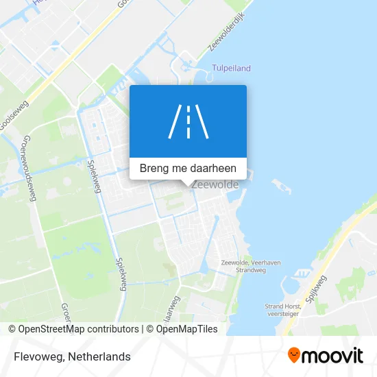 Flevoweg kaart