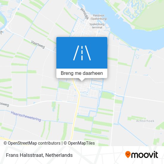 Frans Halsstraat kaart