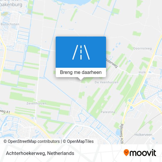 Achterhoekerweg kaart