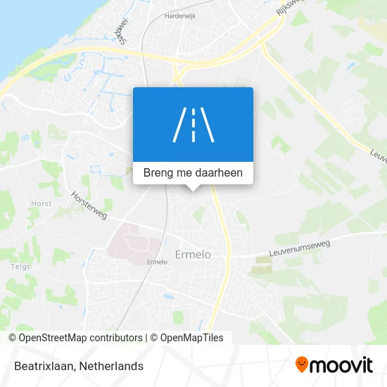 Beatrixlaan kaart