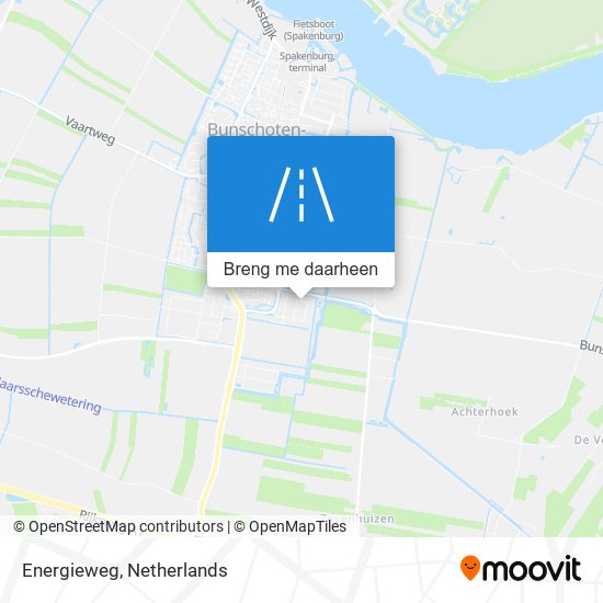 Energieweg kaart