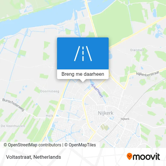 Voltastraat kaart