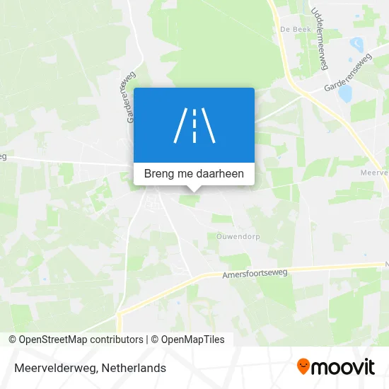Meervelderweg kaart