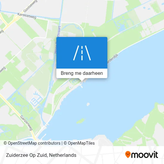 Zuiderzee Op Zuid kaart