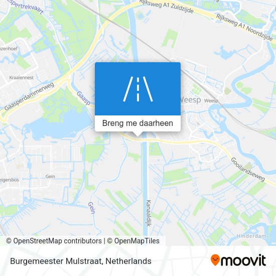 Burgemeester Mulstraat kaart