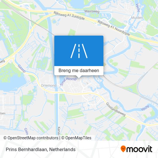Prins Bernhardlaan kaart