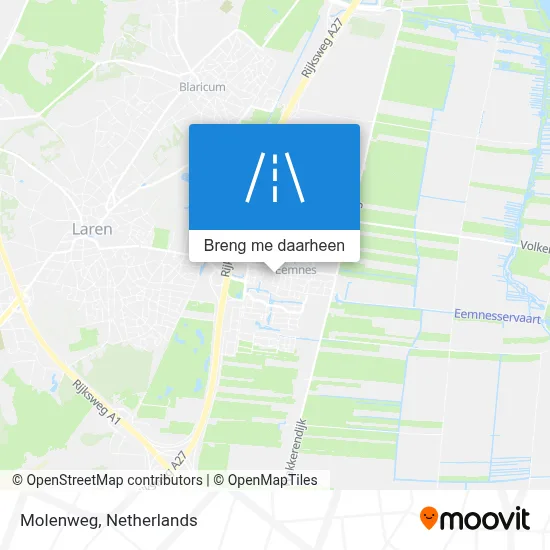 Molenweg kaart