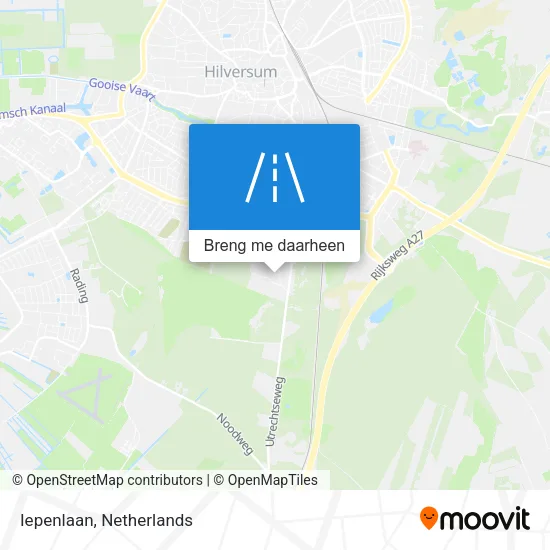 Iepenlaan kaart
