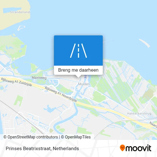 Prinses Beatrixstraat kaart