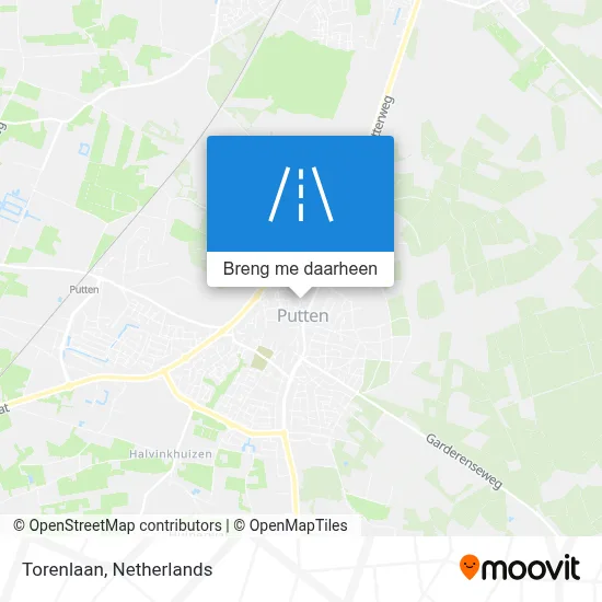 Torenlaan kaart