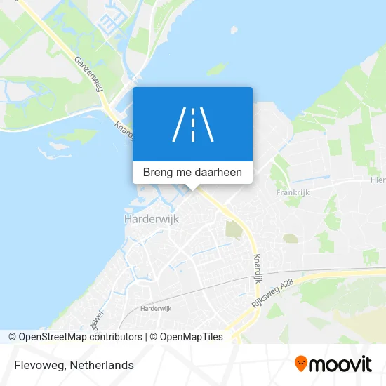 Flevoweg kaart