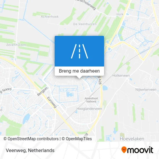 Veenweg kaart